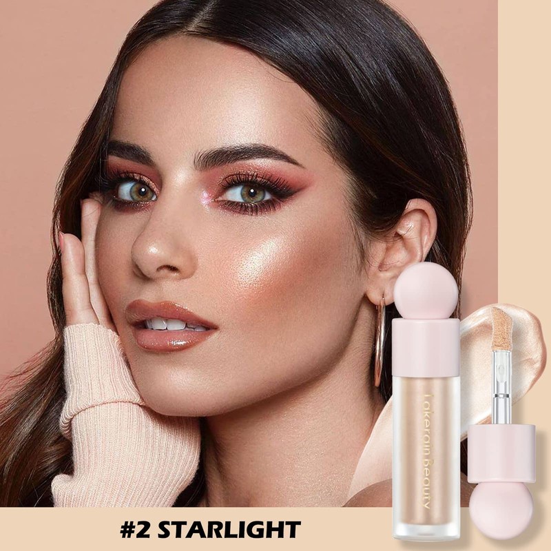 Erinde Liquid Blush & Liquid Highlighter Makeup, Soft Pinch Dewy