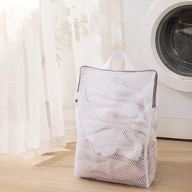 DoocliB Laundry Nets for Washing Machine, Pack of 2 Laundry Net with Handles, with Zip, Sensitive Laundry, Durable Laundry Bag, for Reusable Laundry Bag (30 x 40 cm)