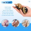 BRABUD 2'' Baoding Balls Chinese Health Stress Balls Hand Exercise