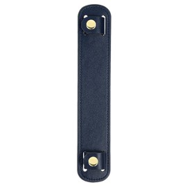 uxcell 1 Pcs 8.98x1.65 Inch Leather Shoulder Strap Pad, Detachable Non-Slip Strap Covers for Tote Bags Backpacks Handbags, Dark Blue