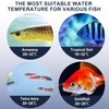 AHRLIC Aquarium Thermometer Digital, Fish Tank Thermometer Tropical with Large
