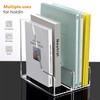 SANRUI 2-Pack Acrylic Magazine File Holder Desk Organizer Magazine Rack,