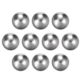 sourcing map Precision Chrome Steel Bearing Balls 13 mm G10 Pack of 10