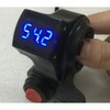 KOOBOOK 1Pcs 12V-72V E-Bike Universal Thumb Throttle LED Display Voltage