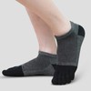 ZAKASA Toe Socks for Men Ankle: No Show Low Cut