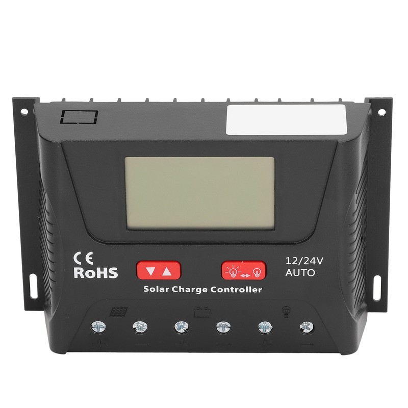 Solar Charge Discharge Controller LCD Display 3 Stage PWM Solar