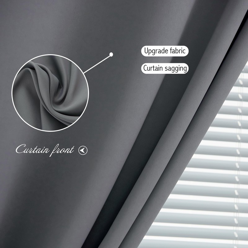 Sovtfides Magic Tape Stick On Curtains Window Shades Pull Down