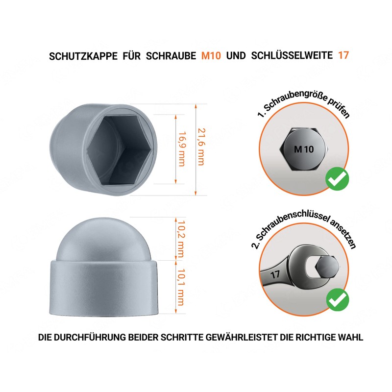 Protective Caps For Screws / Allen Keys - Screw Caps