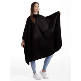 Barbertex Germany Adult Hairdressing Cape Extra Large Flexible Hook Closure Washable at 60°C Quick Drying Soft & Light