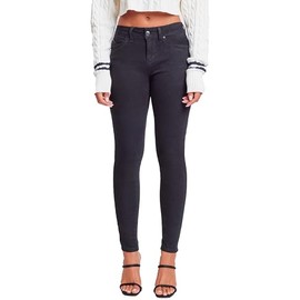 YMI Womens Wannabettabutt Mid-Rise Skinny Made with Recycled Fibers Jeans, W37, 5 US