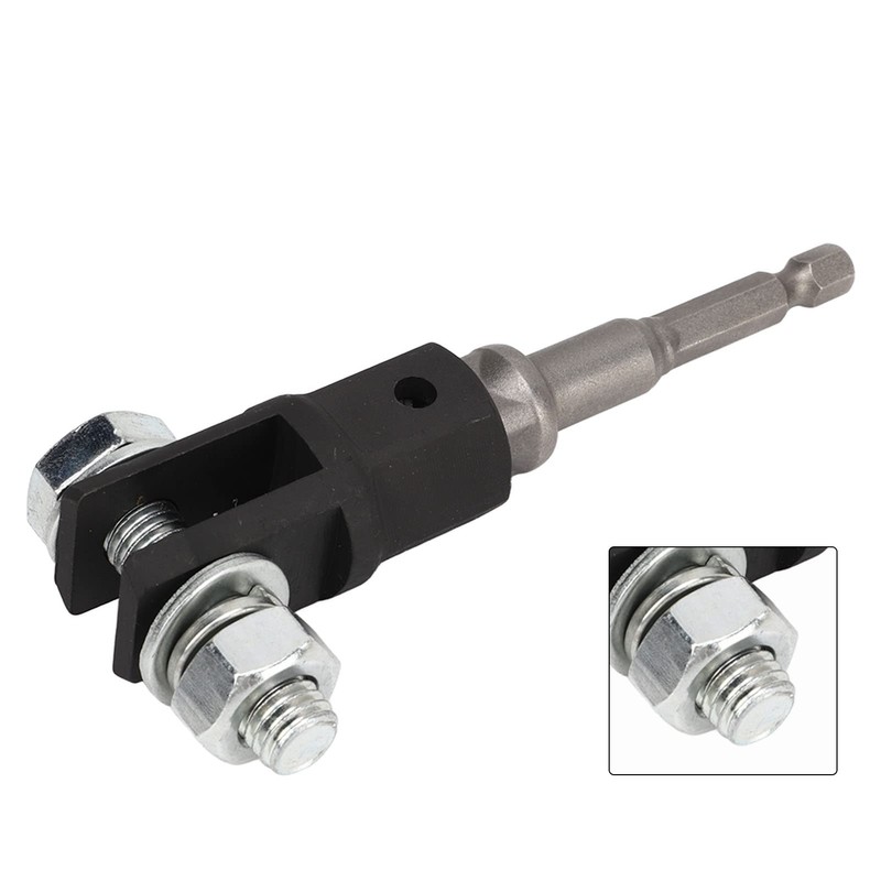 Aramox Car Scissor Jack Adapter, 1/2inch Scissor Jack Socket Drill