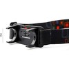 Black Flashlight Clip Buckle Headband Adjustable Head Belt Head Strap