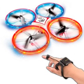 VAK Drone 1841 Control por Mano Elude OBSTACULOS Acrobacias
