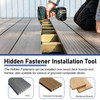 Hidden Fastener for Composite Deck, 400PCS Hidden Deck Fasteners &