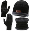 Cinsersr Hat Scarf Set Women, Hat Scarf Gloves Set Women,