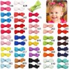 50 Pcs 2inch Mini Bow Hair Clips for Baby Grils