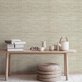 17.3 x 118.1 Grasscloth Peel and Stick Contact Paper Stick Wallpaper Modern Farmhouse Wallpaper Self Adhesive Removable Wallpaper for Walls Furniture Covering Vinyl Rolls