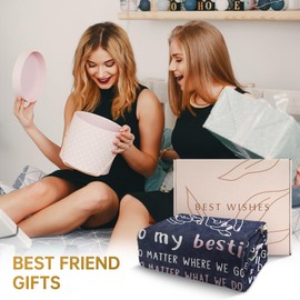 Friendship Gifts for Women, Best Friend Blanket Gifts, Best Friend Birthday Gifts for Women, Gifts for Best Friend Female Mothers Day, to My Friend Throw Blanket 60" x 50"