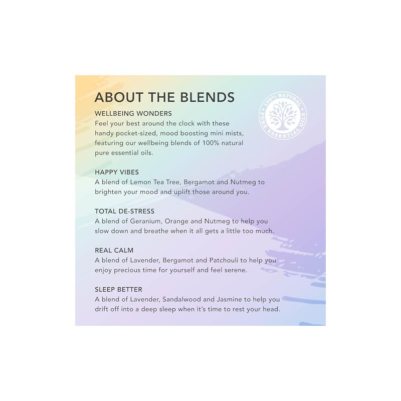 Tisserand Little Wellbeing Wonders Collection - Mini Mists