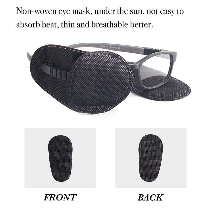 6 Blackout Eye Masks for Children and 1 Portable Blackout