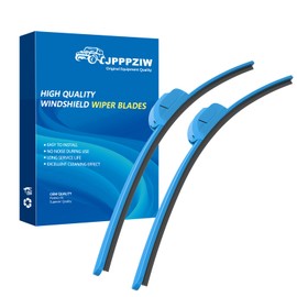 CJPPPZIW Windshield Wipers-15 Inch+15 Inch Replacement for 2008 2009 2010 2011 2012 2013 2014 2015 2016 2017 Jeep Wrangler Wiper Blades for My Car,Quality Front Blue Windshield Wiper Blades(Set of 2)