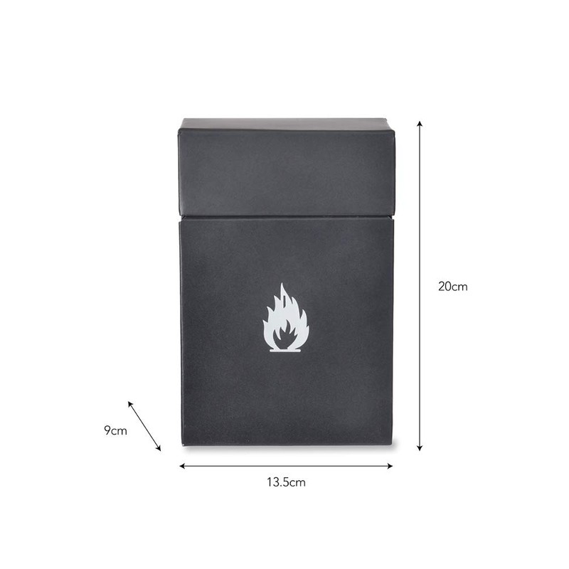 Garden Trading Firelighter Box Crafted in Powder Coated Steel |