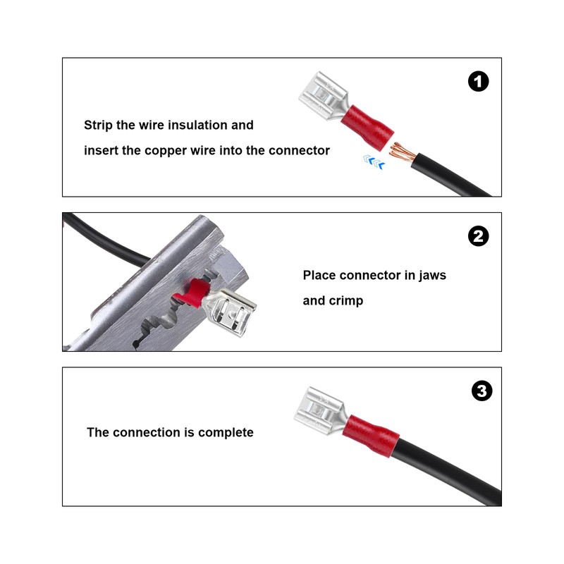 GFFG 1200PCS Wire Terminals Crimp Electrical Wire Connectors, Insulated Wire