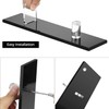 QWORK Acrylic Knife Display Stand Set - 2 Pieces Elegant