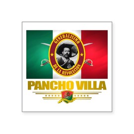CafePress Pancho Villa Sticker Square Bumper Sticker Car Decal