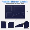 AIFOTO Blackout Curtains - Blackout Curtains for Bedroom, Black Out
