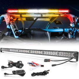 SWATOW INDUSTRIES 37 Inch Chase Lights Rear LED Chase Light Bar 37" UTV Strobe Lights w/Turn Signal Reverse Brake Running Light for UTV Can-Am x3 Polaris RZR Ranger SXS Off Road-RYWWYR