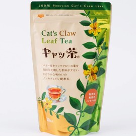 キャッ茶 キャッツクローリーフティー 1.5g×30包入り ペルー産キャッツクローリーフ１００％ ノンカフェイン ハーブティー 健康茶 （国内製造）
