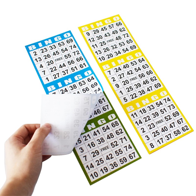 SEETOOOGAMES Bingo Paper Game Cards - 3 Card - 100