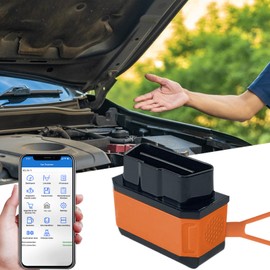 Car Scanner | Vehicle Engine Light Code Reader - Multifunctional Wireless Car OBD2 Scanner for Auto Repair Emissions Testing Truck Diagnostics Emergencies