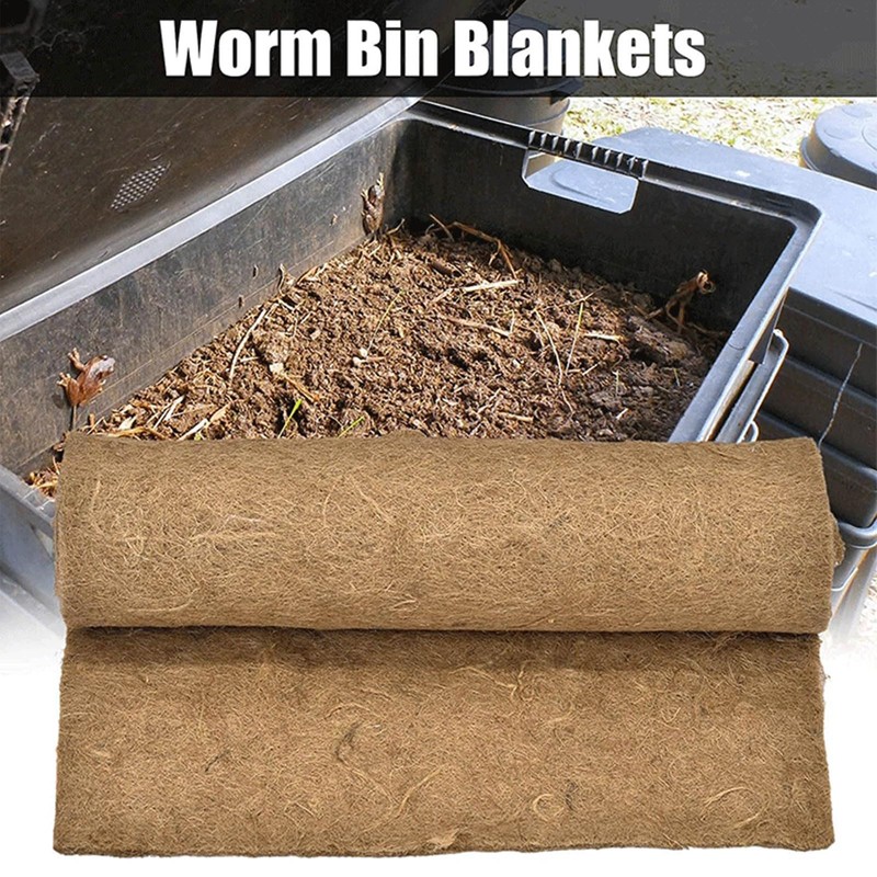 Worm Container Blanket, Jute Fibre Mat, Biodegradable Jute Fibre for
