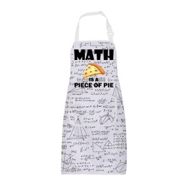 BNQL Math Apron Math Gifts for Math Lovers Gift Mathematics Gifts for Math Teacher Apron Math Is a Piece Of Pie Math Cooking Apron