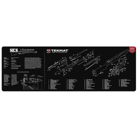 TekMat SKS Gun Cleaning Mat, Black, one Size (TEK-R36-SKS)