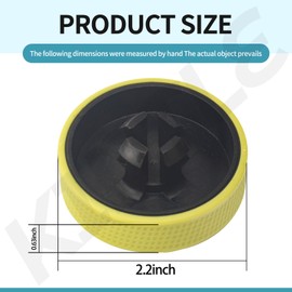 2 Pcs Upgraded Replacement Wheel, Silicone Wheel Base Compatible with Ryobi Cordless Cane Vacuum Cleaners for PCL720K PBLSV716K, Noise reduction and anti-slip effect