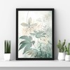 Whispering Botanicals No.1 – Minimal Leaf Study in Green and
