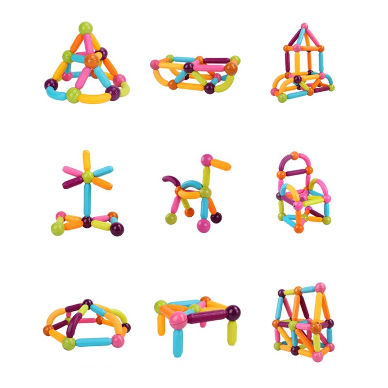 Balls and Rods Set for Kids Building Sticks Set Building