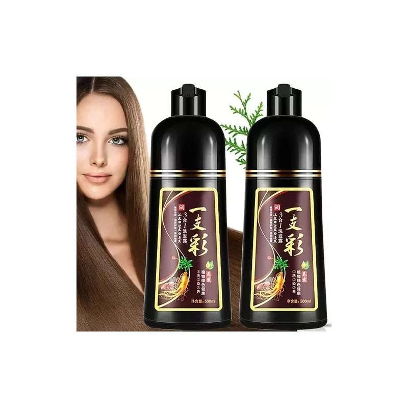 Universo en Linea 8pz Shampoo Tinte Instantáneo Cubre Canas Natural