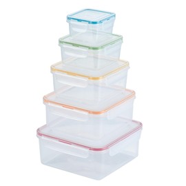 LocknLock Food Storage Container Set, 10 Piece, Clear
