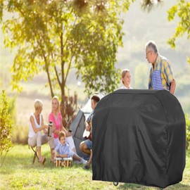 Timisea Grill cover, 117 x 66 x 117 cm, grill cover, gas grill tarpaulin, 420D Oxford gas grill tarpaulin, weatherproof grill cover, waterproof, tear-resistant, UV protection grill cover