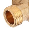 Check Valve, Brass 1-Way 1/2x3/8x10 Thread Connection Air Compressor Check
