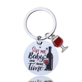 Funny Gag Gifts for Husband Wife Wine Lover Keychain Gift for Girlfriend Boyfriend Funny Birthday Gifts for Wine Lovers Friend Bestie I Love You Gifts for Him Her Bf Gf Humorous Gifts for Fiance