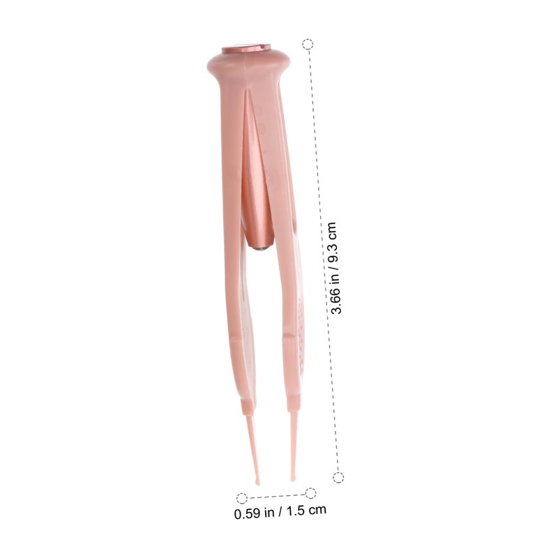 IWOWHERO Nose Cleaning Tweezer with Skid Handle LED for Gentle