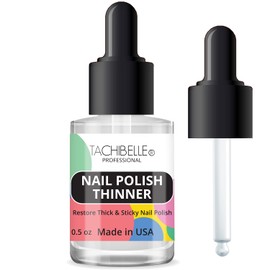 Tachibelle Nail Polish Thinner 0.5 oz - Bring your old polishes back to life (1 Bottle)
