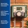 Orbit 6 Station Indoor or Outdoor Irrigation Controller, Tri-Lingual