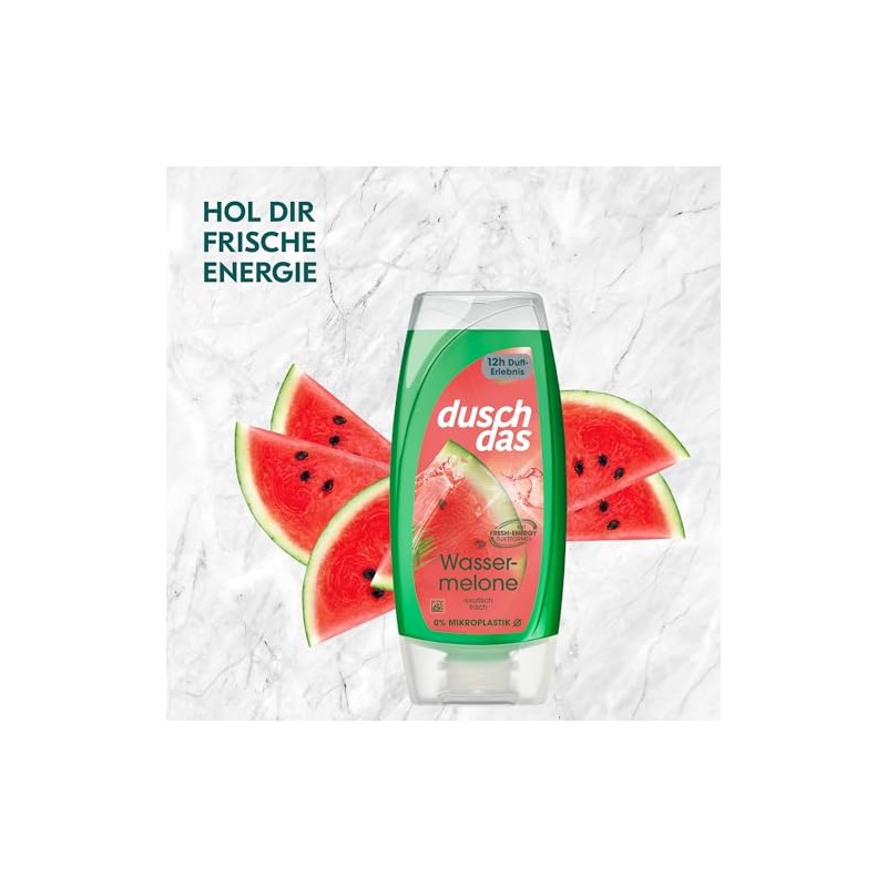 Duschdas Duschgel Wassermelone Duschbad mit Fresh-Energy-Duftformel sorgt für einen erfrischenden
