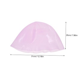 Baluue Salon Hair Cap Hair Staining Cap Hair Color Frosting Cap Hair Dye Tools Highlights Cap Highlight Cap Hair Streaking Cap Hair Dye Caps with Holes Highlighting Cap Hair Bleaching Cap